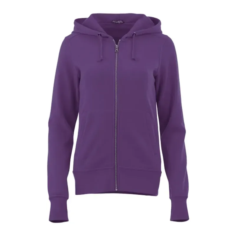 Custom Women's Fleece Full Zip Hoody - Cypress — view 16