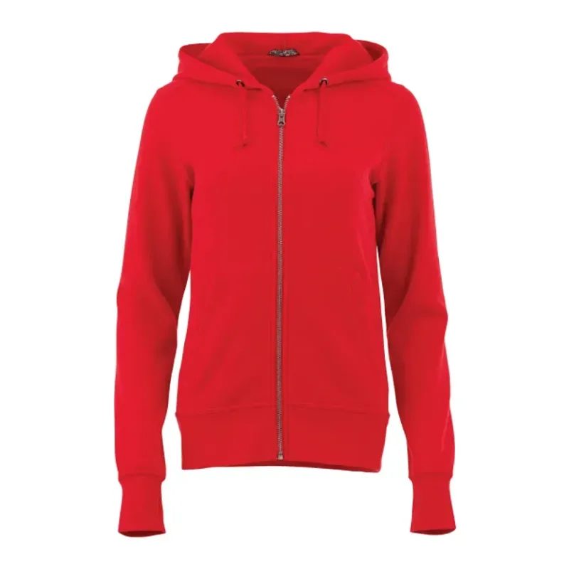 Custom Women's Fleece Full Zip Hoody - Cypress — view 5