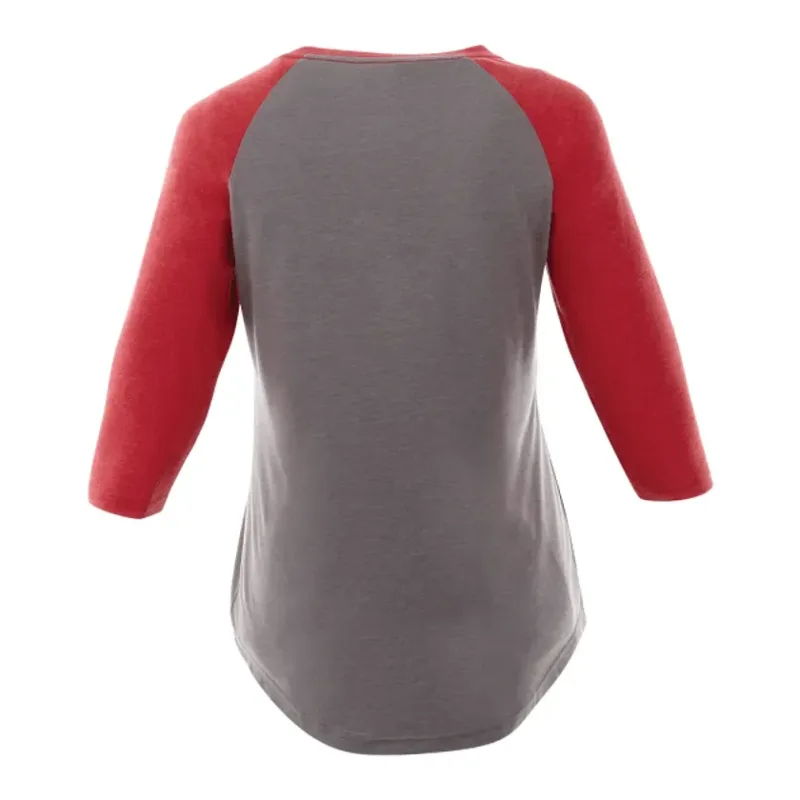 Custom Women's Dakota Three Quarter Raglan Tee — view 13