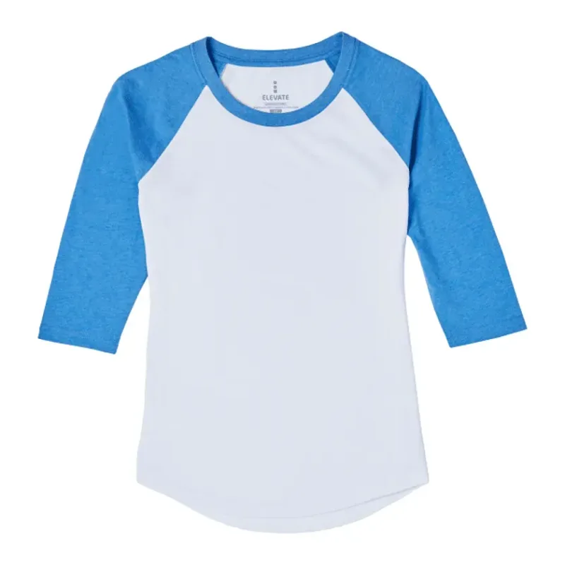 Custom Women's Dakota Three Quarter Raglan Tee — view 14