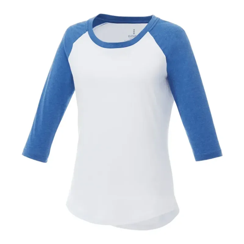 Custom Women's Dakota Three Quarter Raglan Tee — view 16