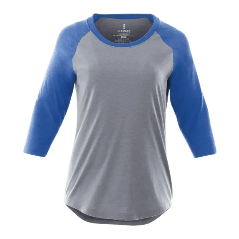 Custom Women's Dakota Three Quarter Raglan Tee — view 17