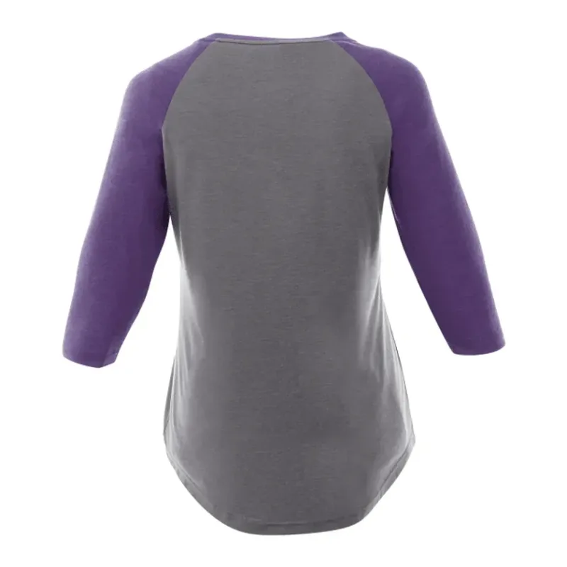 Custom Women's Dakota Three Quarter Raglan Tee — view 20