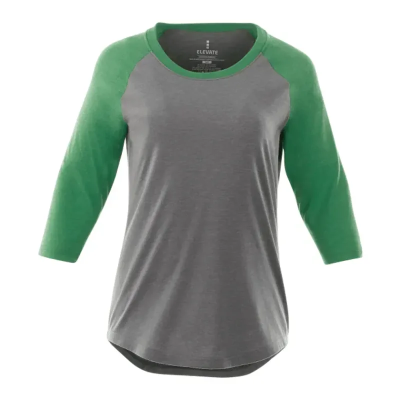 Custom Women's Dakota Three Quarter Raglan Tee — view 21