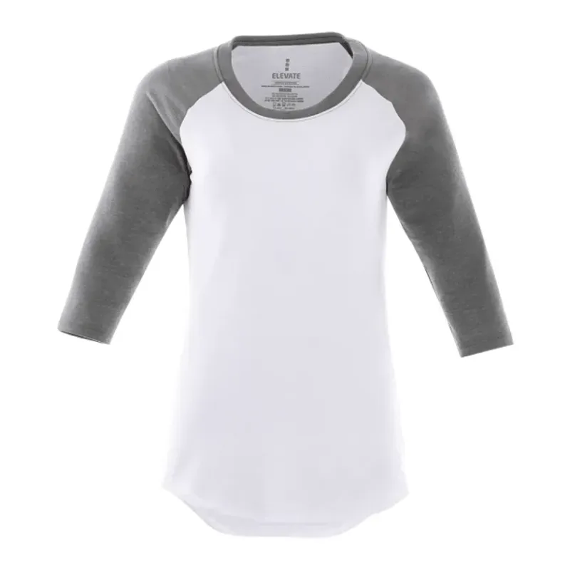 Custom Women's Dakota Three Quarter Raglan Tee — view 26