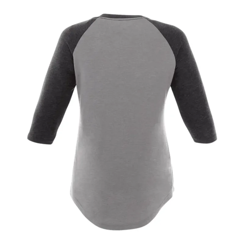 Custom Women's Dakota Three Quarter Raglan Tee — view 29