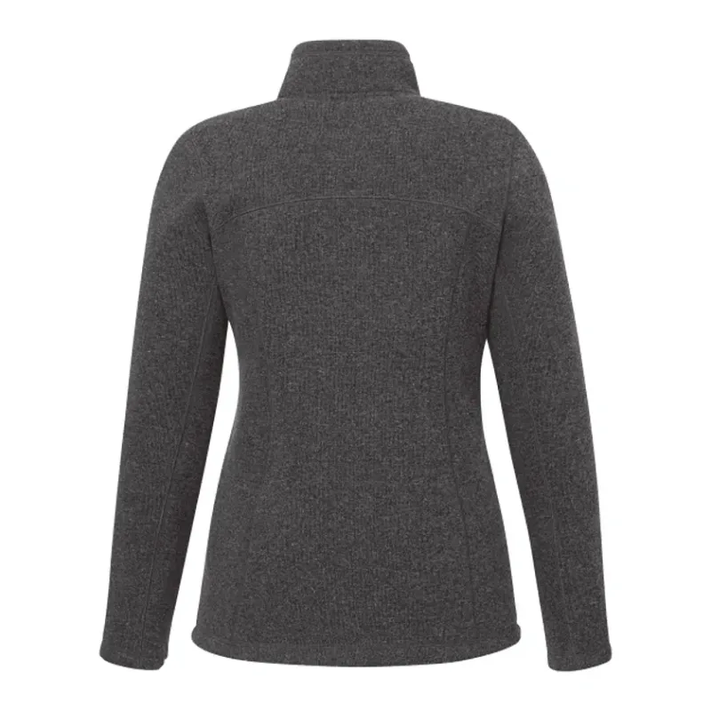 Custom Women's Darnell Full Zip Eco-Knit Sweater — view 12