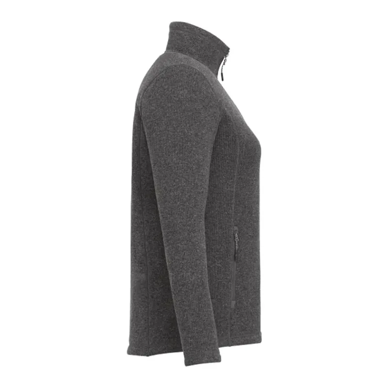 Custom Women's Darnell Full Zip Eco-Knit Sweater — view 15