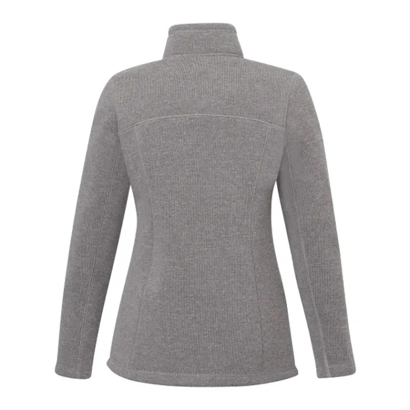 Custom Women's Darnell Full Zip Eco-Knit Sweater — view 6