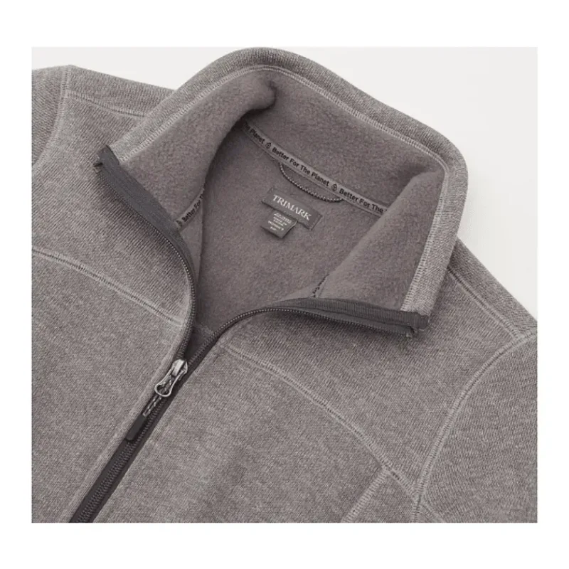 Custom Women's Darnell Full Zip Eco-Knit Sweater — view 7
