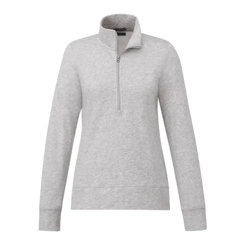 Custom Women's Dayton Classic Fleece Half Zip Pullover — view 16