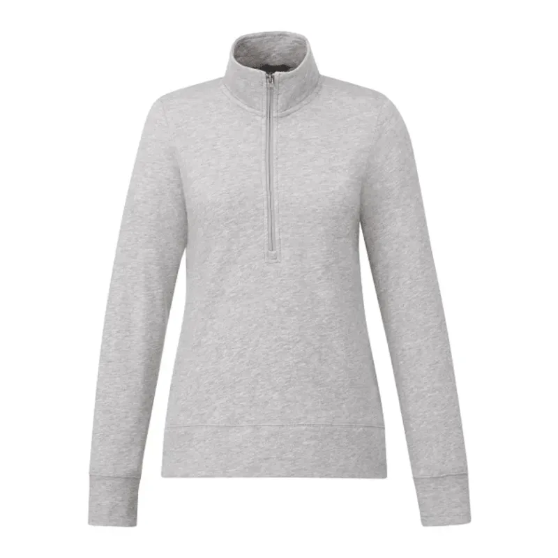 Custom Women's Dayton Classic Fleece Half Zip Pullover — view 17