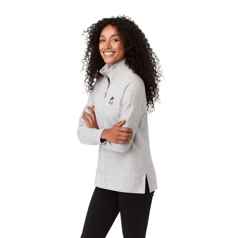 Custom Women's Dayton Classic Fleece Half Zip Pullover — view 21