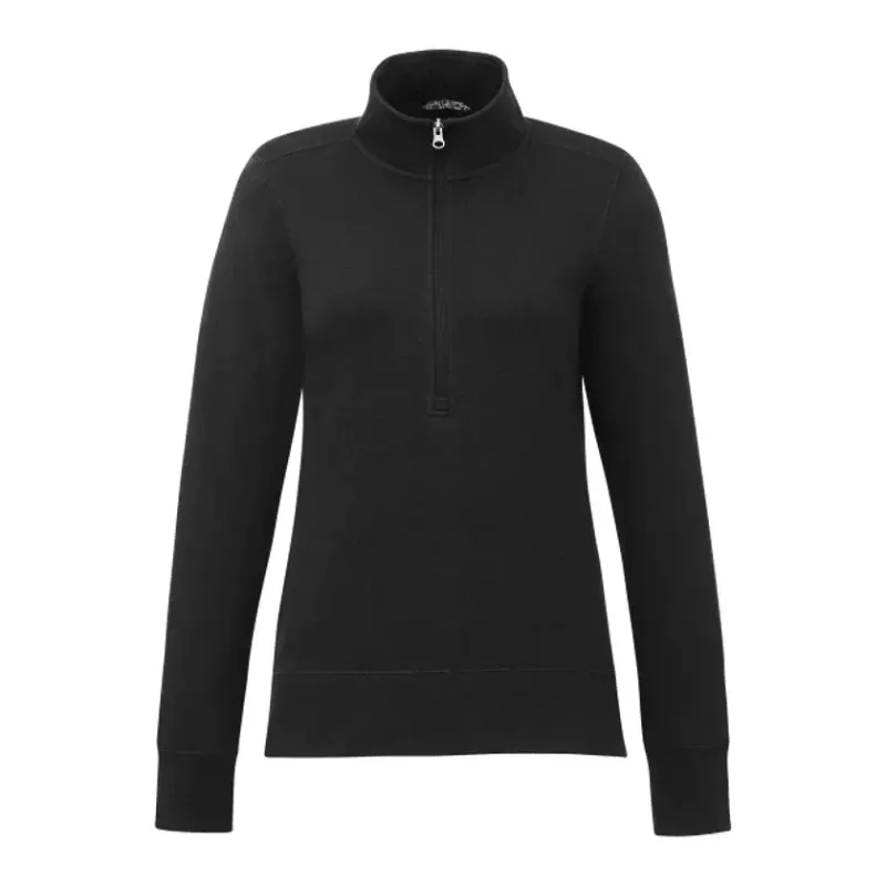Custom Women's Dayton Classic Fleece Half Zip Pullover — view 23