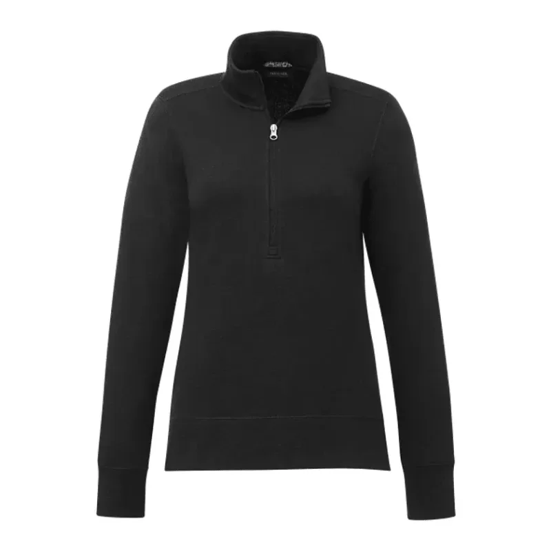 Custom Women's Dayton Classic Fleece Half Zip Pullover — view 25