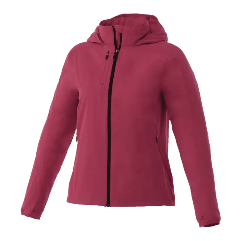 Custom Lightweight Water Resistant Jacket with Hood - Women's FLINT — view 19