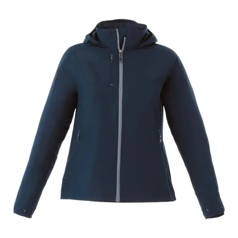 Custom Lightweight Water Resistant Jacket with Hood - Women's FLINT — view 30