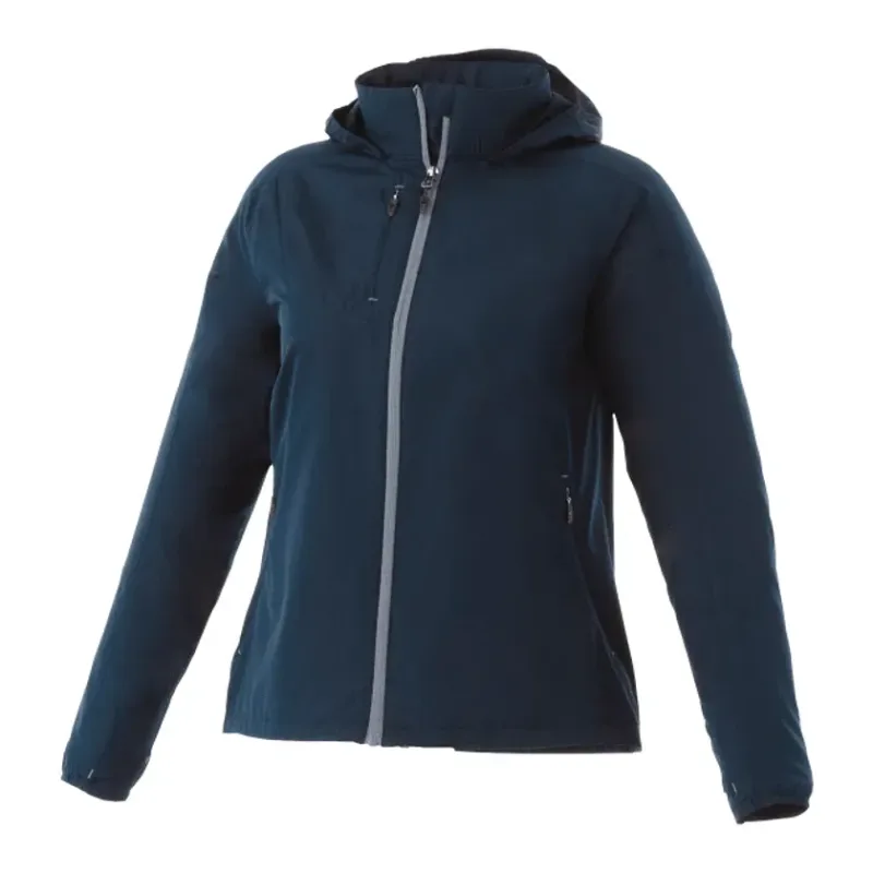 Custom Lightweight Water Resistant Jacket with Hood - Women's FLINT — view 32