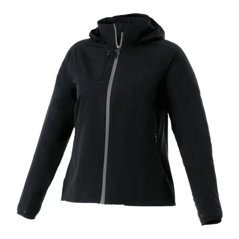 Custom Lightweight Water Resistant Jacket with Hood - Women's FLINT — view 42