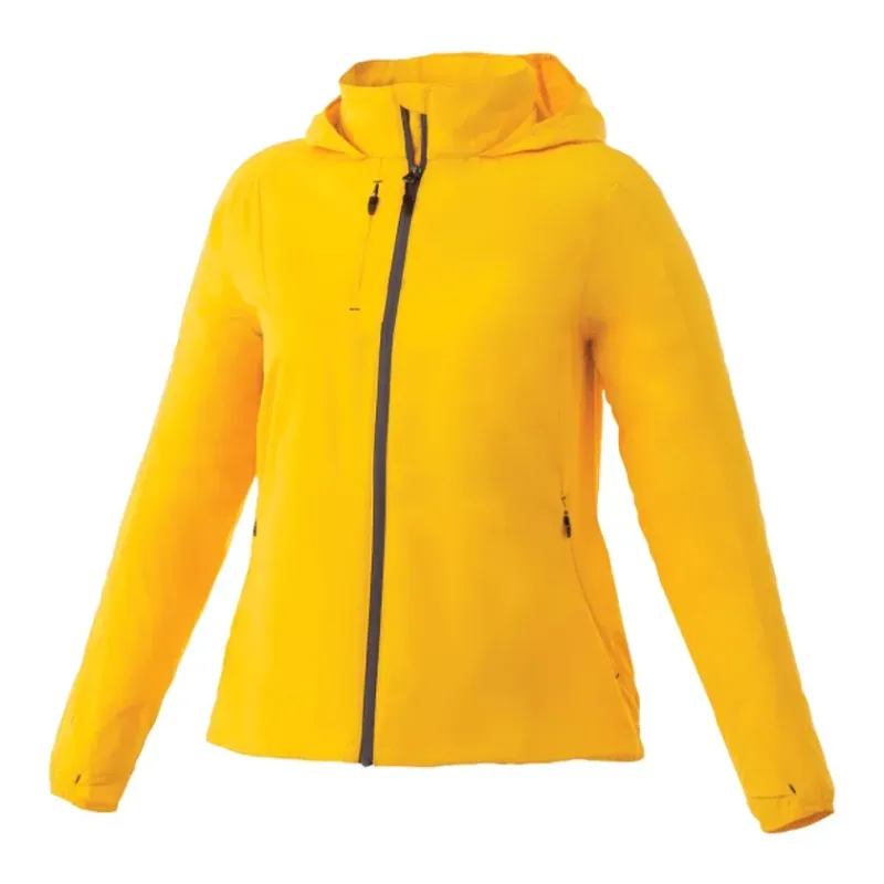 Custom Lightweight Water Resistant Jacket with Hood - Women's FLINT — view 9