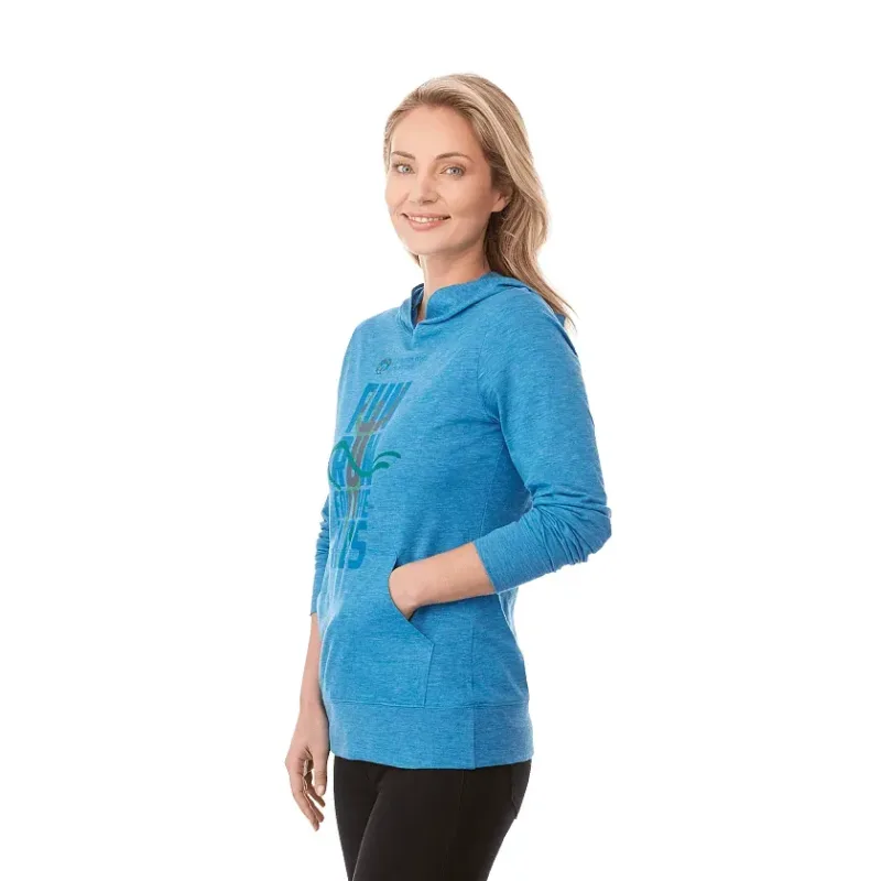 Custom Lightweight Women's Knit Hoodie - Howson with Thumb Holes — view 11