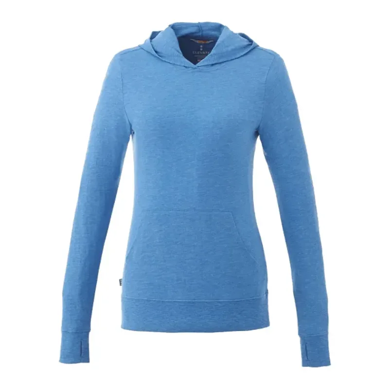 Custom Lightweight Women's Knit Hoodie - Howson with Thumb Holes — view 12