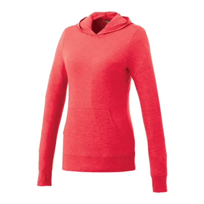 Custom Lightweight Women's Knit Hoodie - Howson with Thumb Holes — view 3