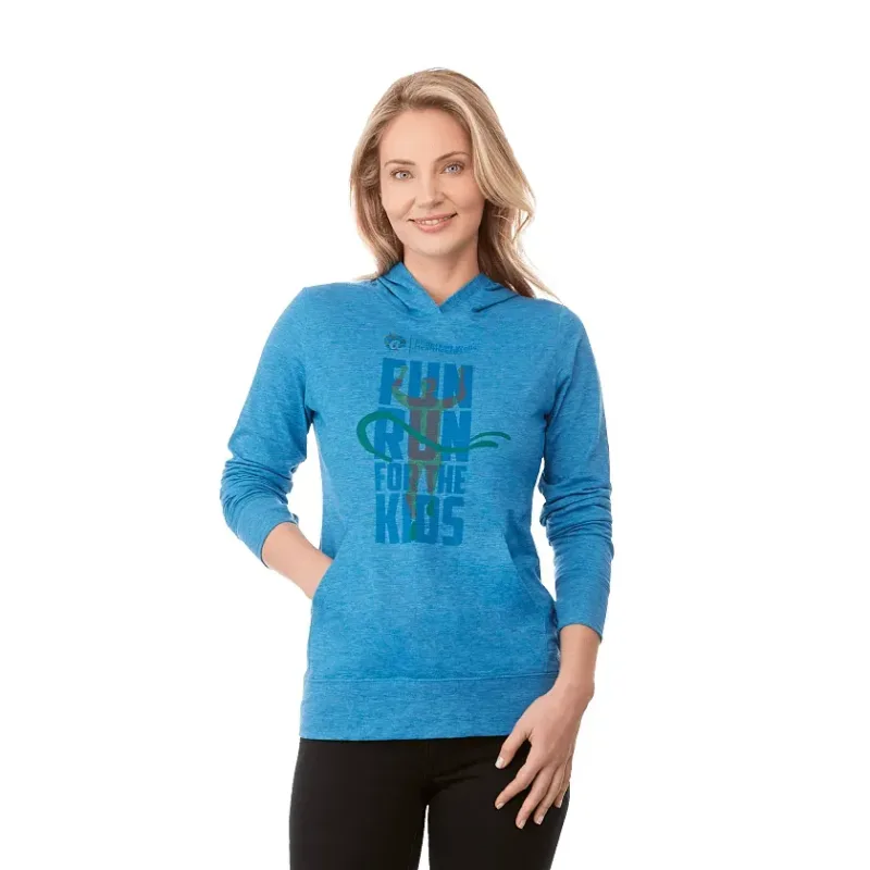 Custom Lightweight Women's Knit Hoodie - Howson with Thumb Holes — view 7
