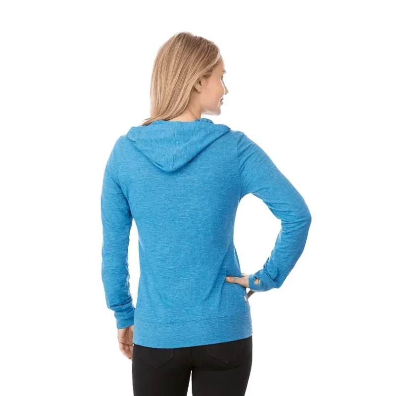 Custom Lightweight Women's Knit Hoodie - Howson with Thumb Holes — view 9