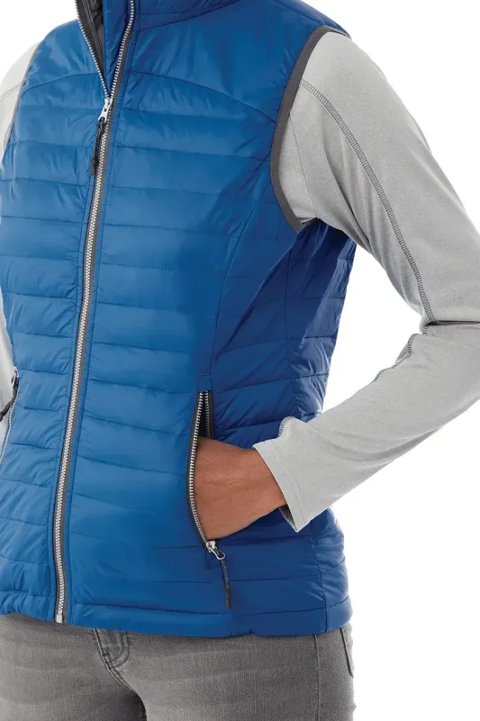 Custom Women's Insulated Packable Puffer Vest with Hood - Junction — view 10