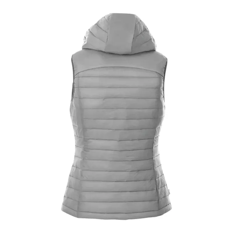 Custom Women's Insulated Packable Puffer Vest with Hood - Junction — view 15