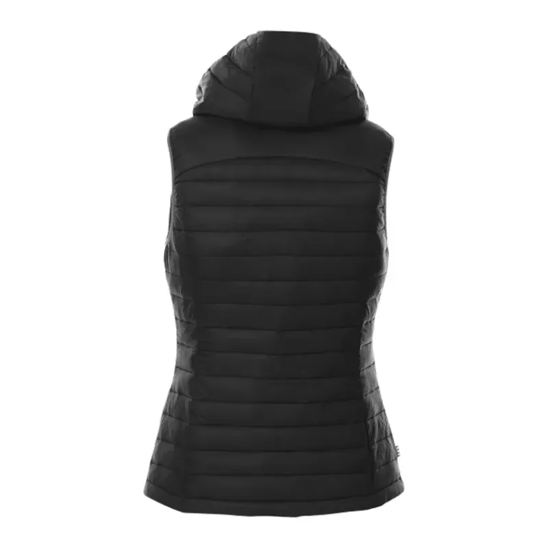 Custom Women's Insulated Packable Puffer Vest with Hood - Junction — view 17