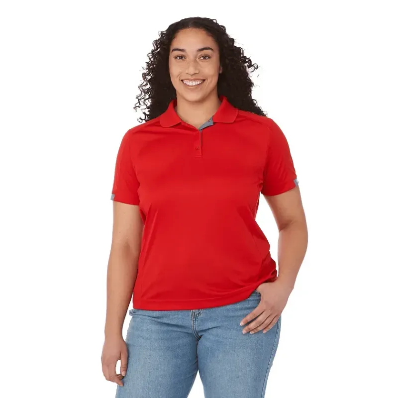 Custom Women's KISO Performance Polo with Moisture-Wicking Finish — view 11