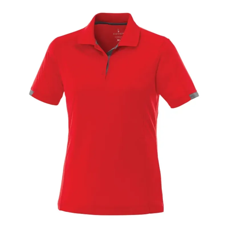 Custom Women's KISO Performance Polo with Moisture-Wicking Finish — view 13