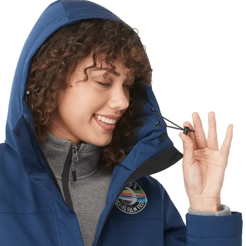 Customizable Women's Eco Insulated Hoodie Jacket - Lena — view 12