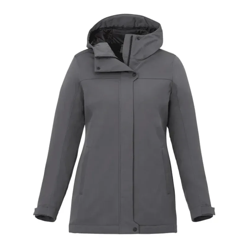Customizable Women's Eco Insulated Hoodie Jacket - Lena — view 15