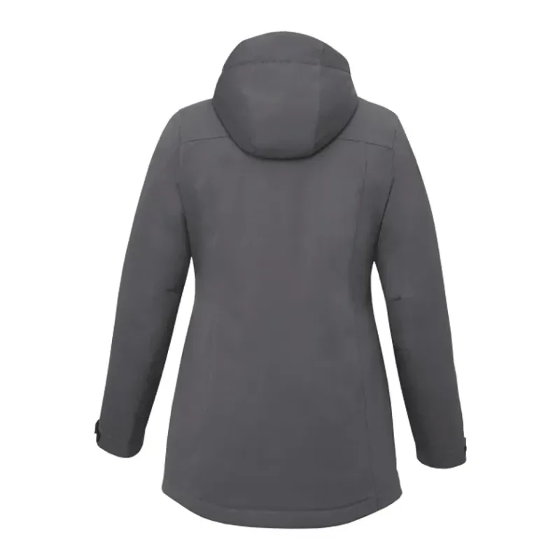 Customizable Women's Eco Insulated Hoodie Jacket - Lena — view 16