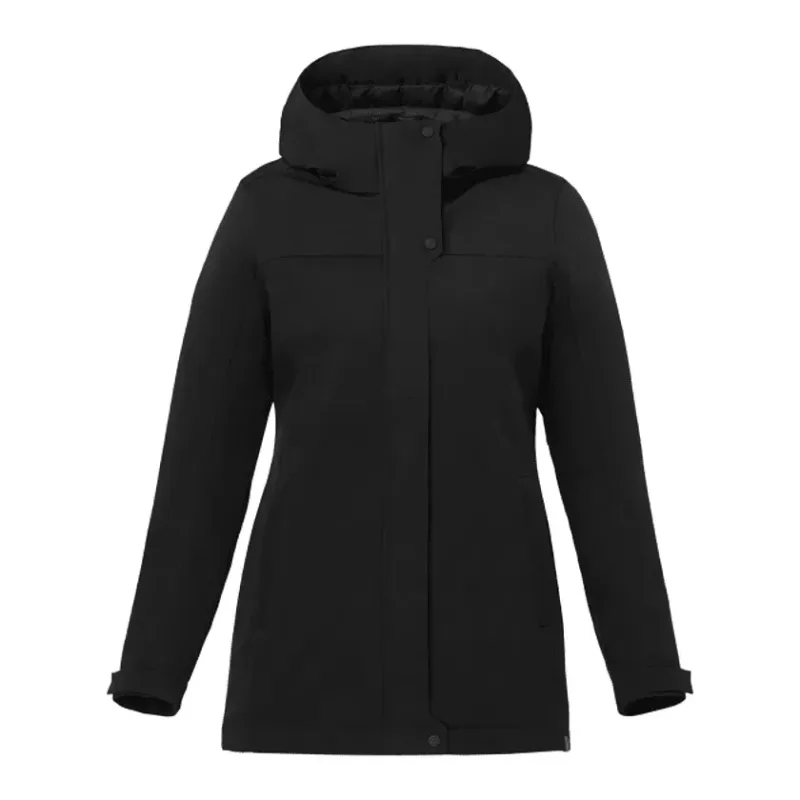 Customizable Women's Eco Insulated Hoodie Jacket - Lena — view 22