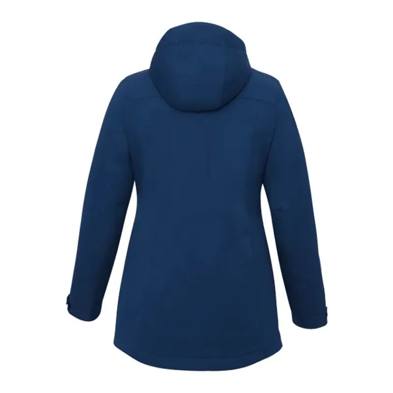 Customizable Women's Eco Insulated Hoodie Jacket - Lena — view 3