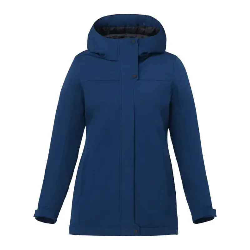 Customizable Women's Eco Insulated Hoodie Jacket - Lena — view 6