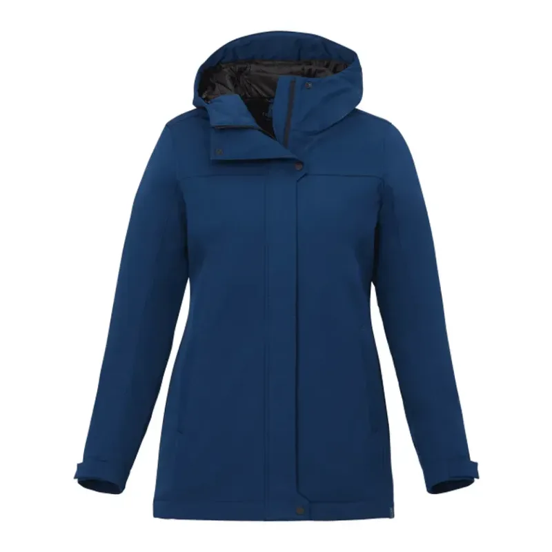 Customizable Women's Eco Insulated Hoodie Jacket - Lena — view 7