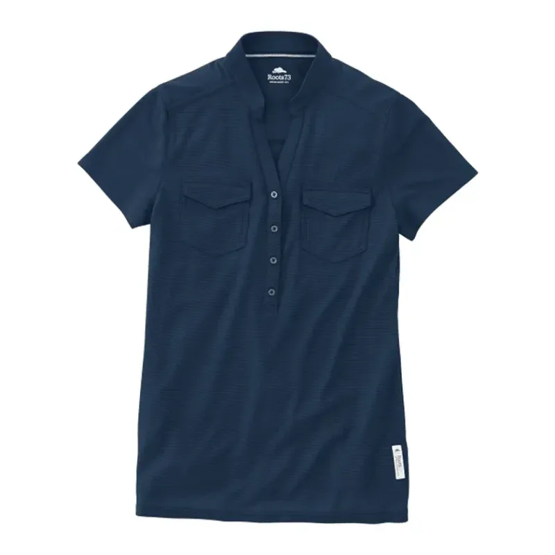 Customized Roots73 Short Sleeve Polo for Women — view 3