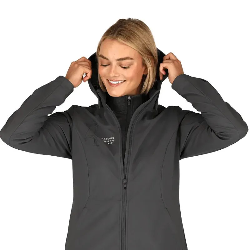 Custom Eco Softshell Jacket for Women - Manzano — view 21