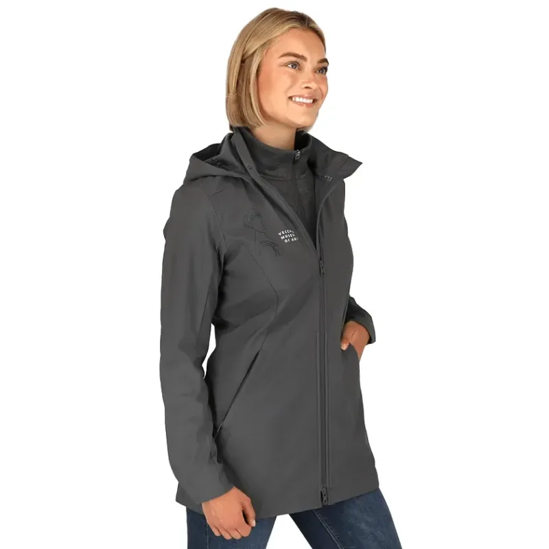 Custom Eco Softshell Jacket for Women - Manzano — view 22