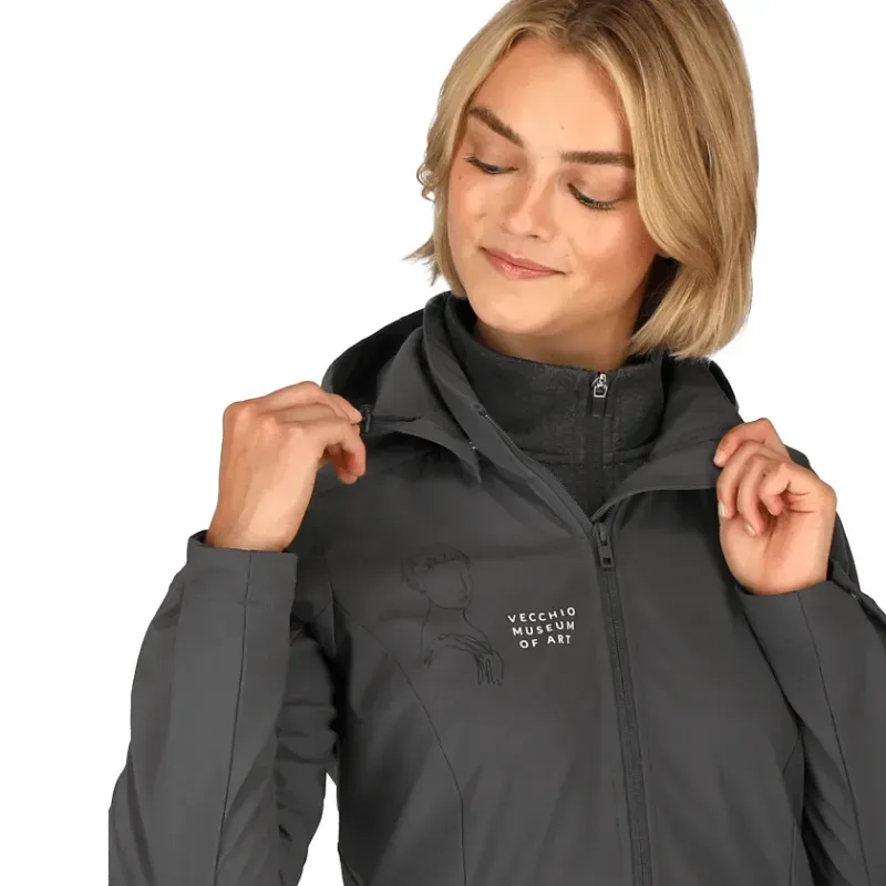 Custom Eco Softshell Jacket for Women - Manzano — view 27