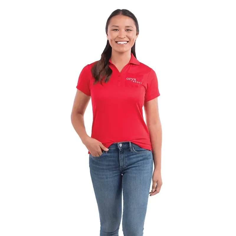 Branded Women's Short Sleeve Performance Polo - Moreno — view 20