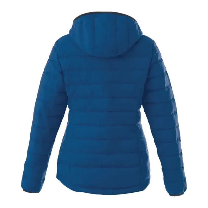 Custom NORQUAY Insulated Puffer Jacket with Hood for Women — view 6
