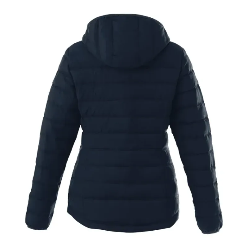Custom NORQUAY Insulated Puffer Jacket with Hood for Women — view 7