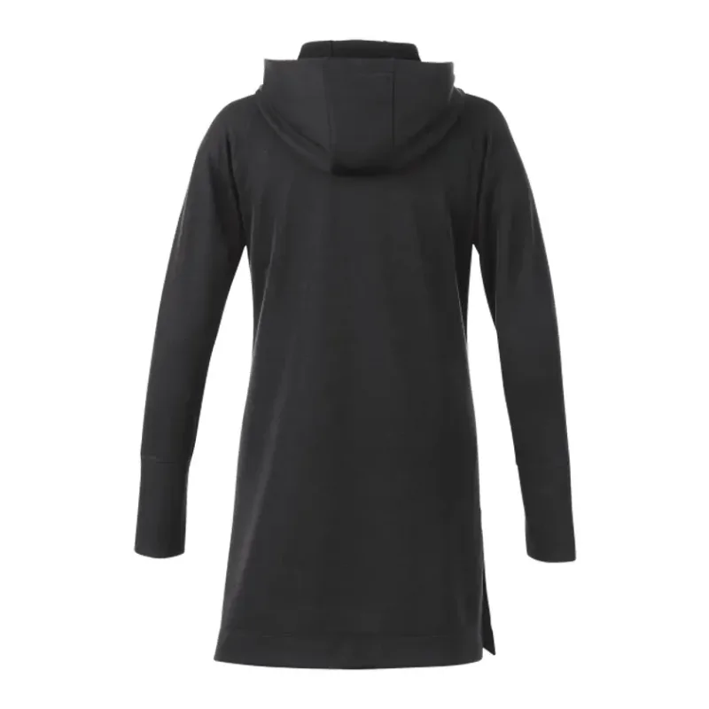 Personalized Women's Performance Full Zip Knit Hoodie Tunic - Odell — view 2