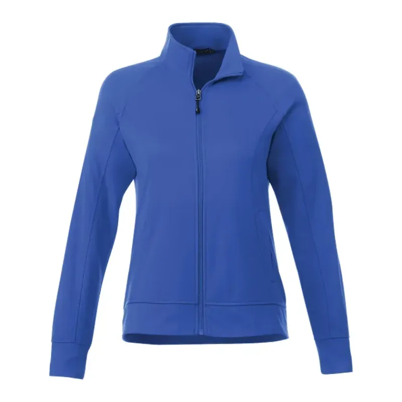 Custom Full Zip Okapi Performance Knit Jacket for Women — view 13